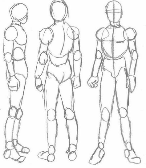 Human Postures Sketches, Cartoon Body Anatomy, Masc Body Reference Drawing, Human Body Poses Drawing, Man Standing Pose Reference Drawing, Art Sketsa, Posture Drawing, Learning Anatomy, Human Body Drawing