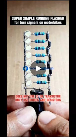 Electronic Circuit Design, Simple Circuit, Number Nine, Electronic Circuit, Circuit Design, Electronics Circuit, Diode, Turn Signal, Super Simple