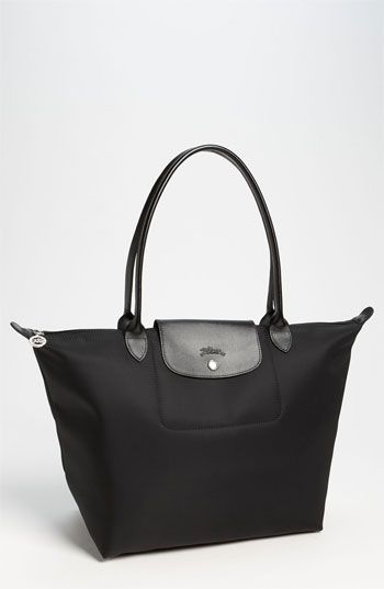 Black Canvas Tote Bag by Longchamp. Buy for $180 from Nordstrom Longchamp Le Pliage All Black, Black Long Champ Bag, Open Heaven, Long Champ Bag, Reuseable Bag, Long Champ, Bag Longchamp, Longchamp Tote, Longchamp Bag