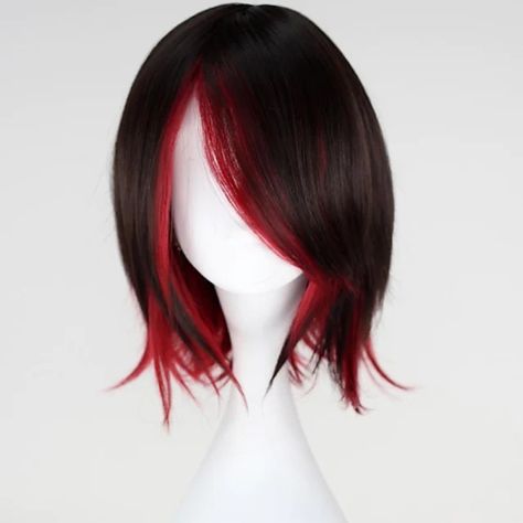 RWBY Rubi Perucas de Cosplay Mulheres 14 polegada Fibra Resistente ao Calor Peruca Anime de 2021 por € 24.83 Anime Wigs, Cosplay Hair, Kawaii Hairstyles, Shot Hair Styles, Hair Reference, Costume Wigs, Anime Cosplay, Cosplay Wigs, Rwby