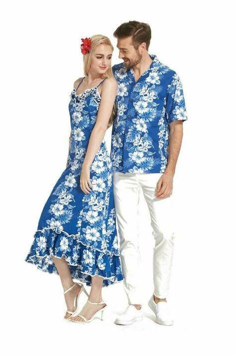 Hawaii Couple, Shirt And Dress, Wrinkles Hands, Shirt Patterns, Resort Casual, Floral Dress Outfits, Dress Code Casual, Fancy Things, Hawaii Aloha