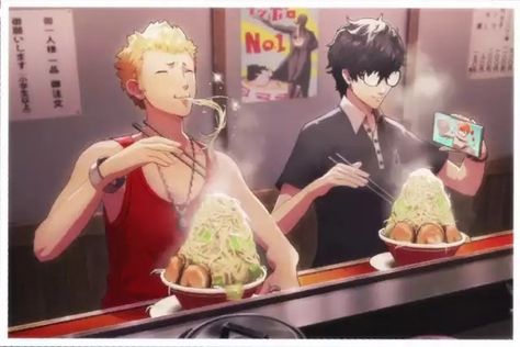 Ren And Ryuji, Persona 5 Tumblr, Persona 5 Strikers, Joker Skull, Ryuji Sakamoto, Persona Five, Phantom Thieves, Persona 5 Anime, Ren Amamiya