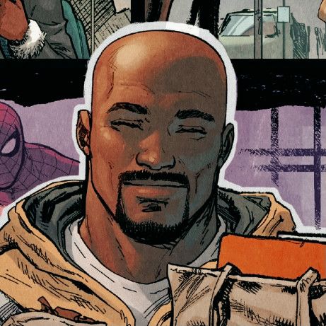 Luke Cage Art, Luke Cage Comics, Male Cartoon, Luke Cage Marvel, Marvel Men, Comic Icons, Power Man, Luke Cage, Comic Drawing