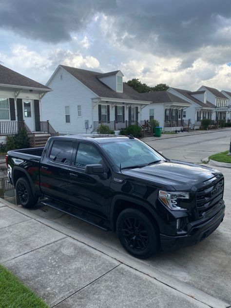 Gmc Sierra Blacked Out, Gmc Sierra Elevation, 2021 Gmc Sierra, Custom Vehicles, Gmc Denali, Dropped Trucks, Thomas Shelby, Suv Trucks, Street Racing Cars