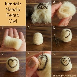 DIY: Needle Felted Owl | Blogged @ www.myowlbarn.com | Flickr Owl Diy, Felted Owl, Owl Tutorial, Needle Felted Owl, Diy Gifts To Make, Craft Presents, Crafty Hobbies, Needle Felting Tutorial, Trendy Embroidery