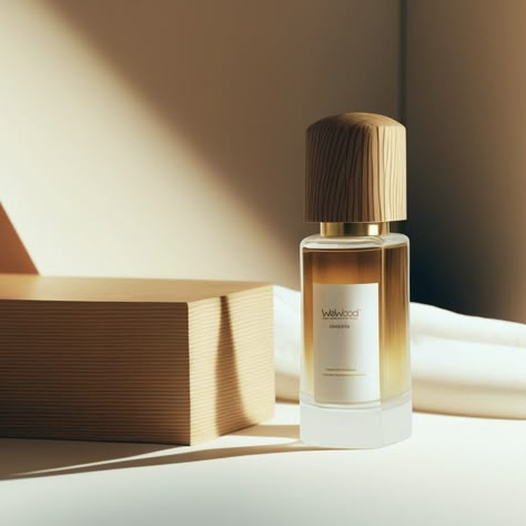 Introducing our simple and sustainable perfume bottle packaging. With a small and portable design, this wooden cap bottle is perfect for on-the-go fragrance touch-ups. Our commitment to eco-friendly practices shines through with our green packaging solutions. Embrace sophistication while supporting sustainability with our perfume bottle. - WeWood Beautiful Perfume Bottle Design, Sustainable Perfume, Perfume Bottle Packaging, Fragrance Bottle Design, Wood Perfume, Thailand History, Reed Diffuser Bottle, Green Packaging, Ronaldo Goals