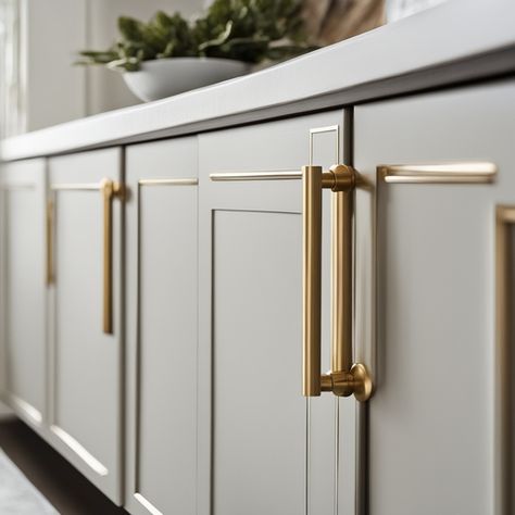 Mixing Metals In Kitchen, Mixed Metals Kitchen, Chrome Light Fixtures, Mixing Metals In Bathroom, Bathroom Brushed Nickel, Brushed Nickel Faucet, Mixing Metals, Brass Cabinet Hardware, Brushed Nickel Hardware