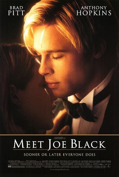 Meet Joe Black (1998) Jennifer Aniston 90s, Meet Joe Black, Brad Pitt Movies, Claire Forlani, Full Mon, Movie Posters For Sale, Sir Anthony Hopkins, Joe Black, Jung Il Woo