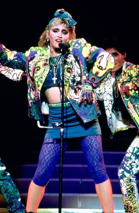 Madonna Madonna 80s Outfit, Madonna 80s Fashion, Madonna Outfits, 1980s Madonna, Madonna Fashion, Madonna Looks, The 80s Fashion, Style Année 80, Look 80s