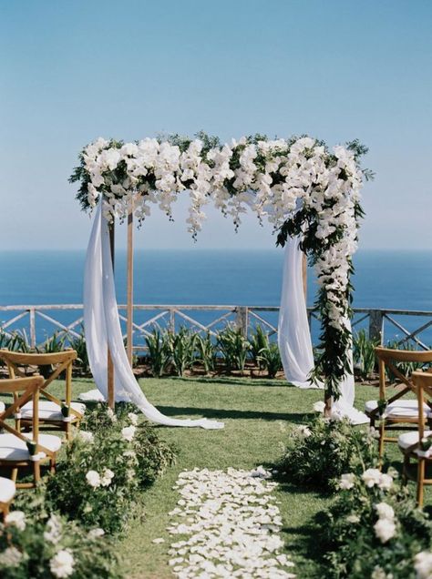 Wedding Setup, Destination Bride, Destination Wedding Locations, Wedding Site, Bali Wedding, Outdoor Wedding Decorations, Mod Wedding, Wedding Aisle, Island Weddings