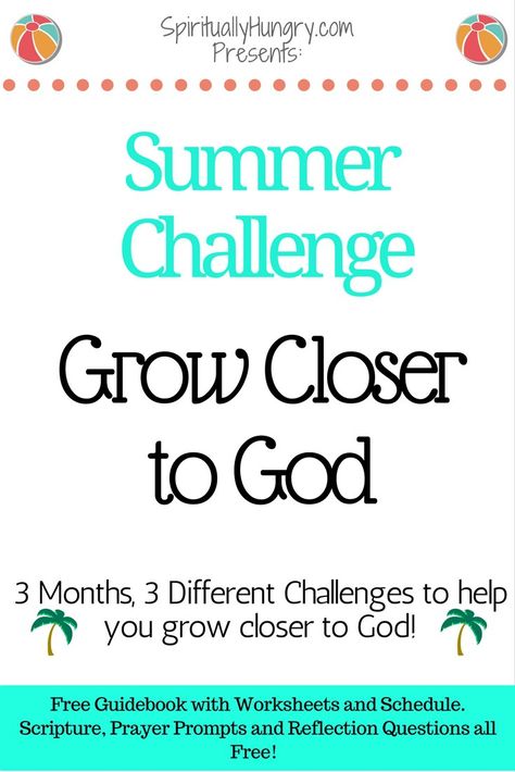 Summer Reading | Bible Study Vacation | Bible Reading Plan Grow Your Relationship With God, Grow Closer To God, Reading Bible, Summer Challenge, Godly Life, Closer To God, Bible Study Guide, Gospel Message, Reflection Questions