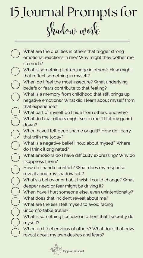 Self-growth and inner strength come with self-awareness, discovery, and healing. Use those shadow work journal questions to understand your true self.  #shadowwork #journaling #journalprompts #selfawareness #writing #writingtherapy #spiritual shadow work - journaling - journal prompts - shadow work journal prompts - writing therapy - self-improvement - inner healing - journaling questions Scorpio Shadow Work, Things To Write In A Spiritual Journal, Language Learning Journal Prompts, Journal Prompts For Transition, Stoicism Journal Prompts, Journal Prompts Overwhelm, Intentional Journaling Prompts, Shadow Work Journal Prompts Career, Deep Shadow Work Journal Prompts