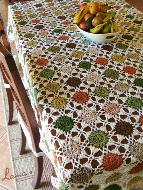 Crochet Tablecloth Pattern, Crochet Table Runner Pattern, Crochet Symbols, Crochet Table, Crochet Table Runner, Crochet Kitchen, Table Runner Pattern, Crochet Doily Patterns, Crochet For Home