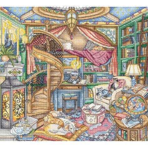 Home Library Diy, Cardboard Organizer, Diy Kits For Adults, Stitch Pictures, Cross Stitch Pictures, French Knot, Creation Couture, Kit Home, Counted Cross Stitch Kits