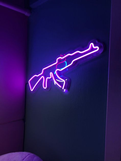 6mm slim neon led ak47 Neon Rope Light Ideas, Bedroom Lighting Diy, Law School Inspiration, Cool Room Designs, Android Wallpaper Art, Black Wallpaper Iphone Dark, Bedroom Interior Design Luxury, Birthday Ideas For Her, Neon Painting