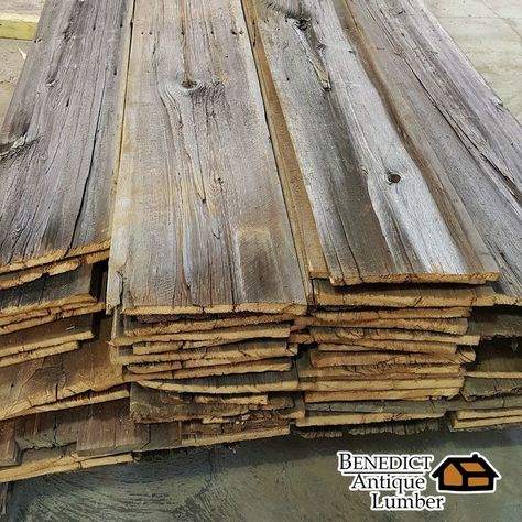 Siding - Benedict Antique Lumber Cabin Ceiling, Rough Cut Lumber, Siding Options, Aged Wood, Engineered Flooring, Aging Wood, Exterior Siding, Reclaimed Barn Wood, Place Your Order