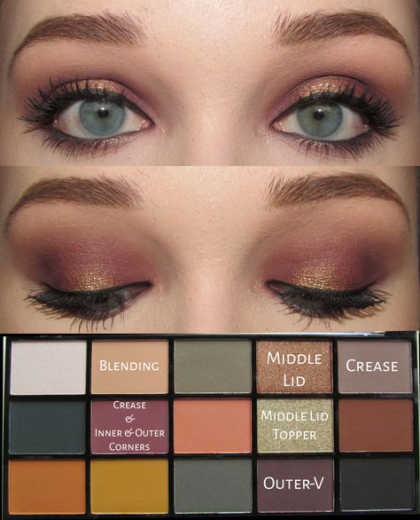 Revolution Palette Looks, Revolution Eyeshadow Palette Looks, Revolution Makeup Tutorial, Neutral Eyeshadow Looks, Revolution Eyeshadow Palette, Makeup Revolution Palette, Makeup Revolution Eyeshadow, Revolution Palette, Makeup Life Hacks