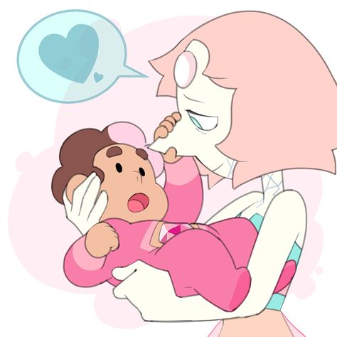 ★aka : the gem AU blog★ — Just had the image of baby Steven in my (&... Perla Steven Universe, Steven Universe Pictures, Steven Universe Ships, Steven Universe Oc, Steven Universe Wallpaper, Steven Universe Movie, Steven Universe Anime, Pearl Steven Universe, Steven Universe Au