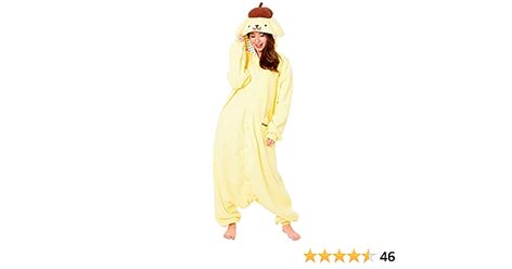 Amazon.com: SAZAC Kigurumi - Pompompurin - Onesie Jumpsuit Halloween Costume (One Size) : Clothing, Shoes & Jewelry Pompompurin Onesie, Fleece Fabric, Size Clothing, Halloween Costume, Shoes Jewelry, Onesies, Halloween Costumes, Shoe Jewelry, Jumpsuit