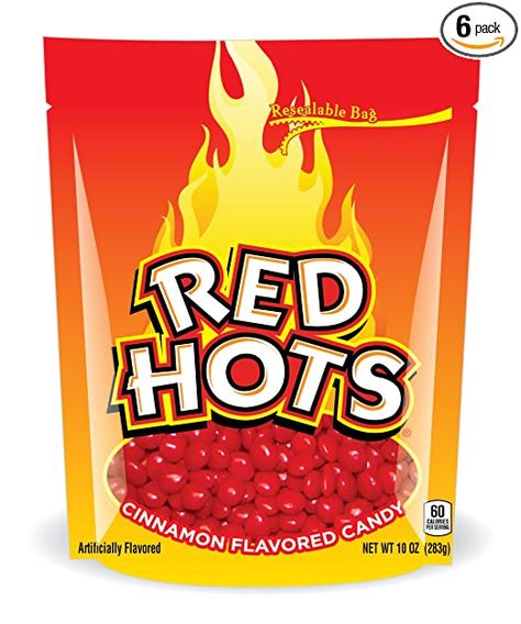 Red Hots Candy, Boston Baked Beans, White Truffle Oil, Cinnamon Candy, Red Hots, Stone Fruits, Candy Companies, Cinnamon Flavor, Bag Pack