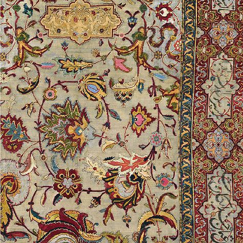 16th Century Safavid Carpet Silk & Metallic Threading http://nazmiyalantiquerugs.com/blog/2012/05/most-expensive-painting-vs-most-expensive-rug-ever-sold-auction/ Most Expensive Painting, Expensive Paintings, Iranian Rugs, Iranian Carpet, Expensive Rug, Art Chinois, Iranian Art, Stair Runner Carpet, Art Japonais