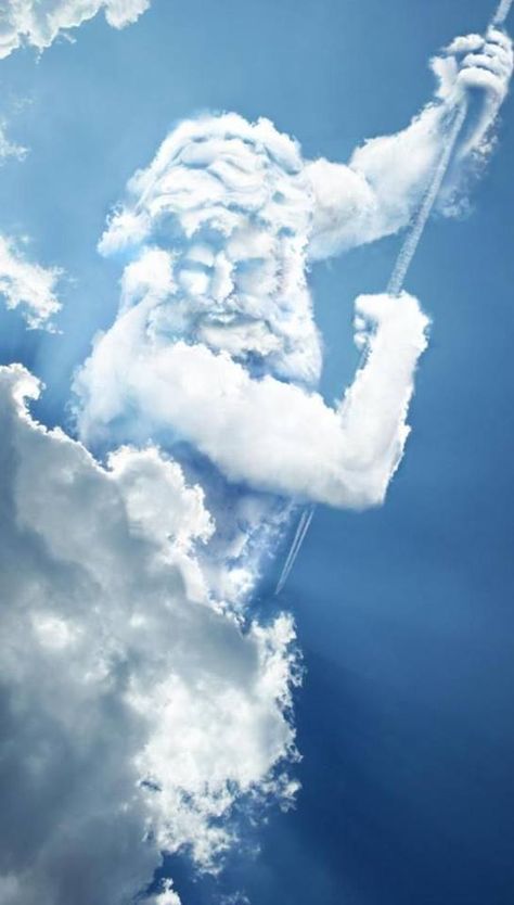 Zeus is Hestia's brother. He was the one to decide who she would marry. Because of Hestia's wisdom and kindness, Zeus granted her one of the rulers. Angel Clouds, Cloud Photos, Image Nature, Cloud Art, Cloud Shapes, Angel Pictures, Gods Creation, Sky And Clouds, Angel Art