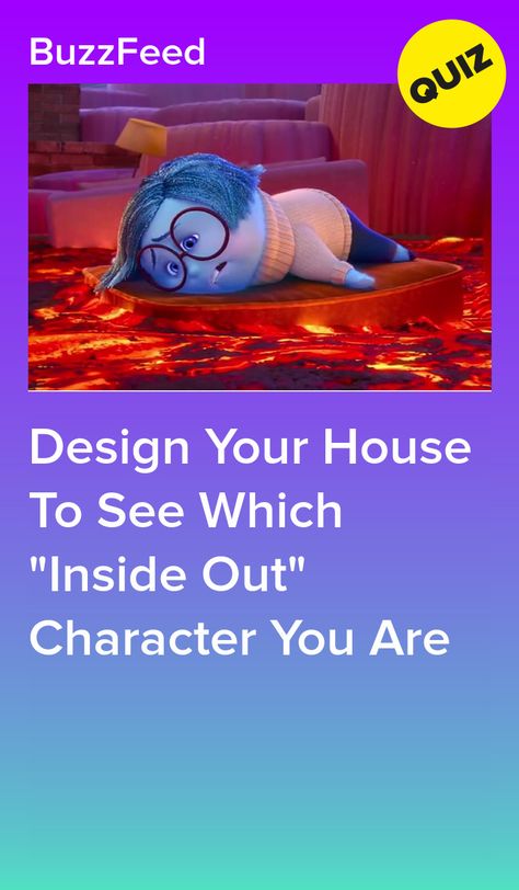 Design Your House To See Which "Inside Out" Character You Are Inside Out Buzzfeed, Inside Out Quiz, What Hazbin Hotel Character Are You Quiz, Bluey Quizzes, Inside Out Two, Which Character Are You Quiz, Inside Out 2 Outfit Ideas, Which Are You, Disney Character Quizzes