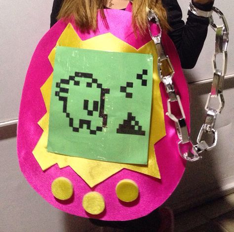 Original costume #carnaval #disfraz #tamagotchi #handmade Tamagotchi Costume, Costume Carnaval, Homemade Halloween Costumes, Art Camp, Fantasias Halloween, Trunk Or Treat, Creative Halloween Costumes, Remembrance Day, Camping Art