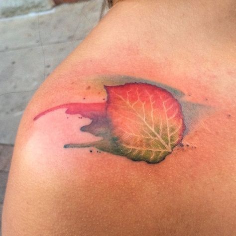 Aspen Leaf Tattoo, Aspen Tattoo, Dinner Toast, Aspen Trees Tattoo, Aspen Leaf, Beauty Youtubers, Tiny Tattoo, Mountain Tattoo, Subtle Tattoos