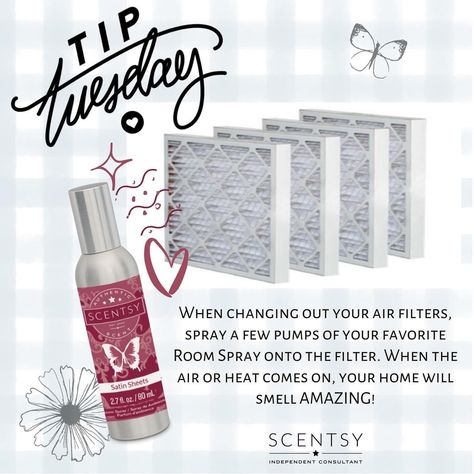 Scentsy Room Spray Tips, Scentsy Tips And Tricks 2023, Scentsy Marketing Ideas, Tuesday Scentsy, Scentsy Ideas Printables, Scentsy Organization, Scentsy Office, Scentsy Hostess, Scentsy Hacks