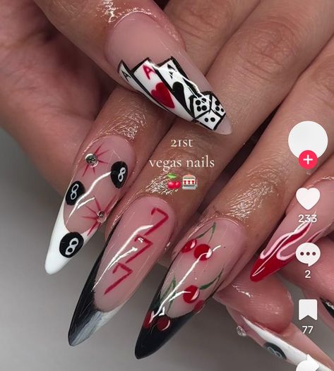 Harley Quinn Nails Acrylic, Harley Quinn Nails, Nail Inspo, Nails Inspiration, Acrylic Nails, Nails