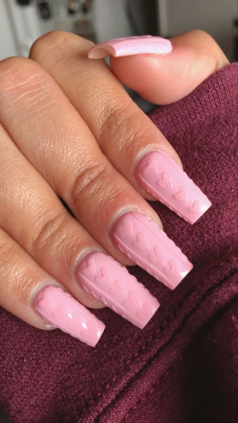 Dry Marble Nail Art, Pink Valentine Nails, Wallpaper February, Valentines Nails Pink, Valentine Nail Design, Nail Valentine, Valentine Nails Pink, Pretty Nail Ideas, Glitter Nail Designs