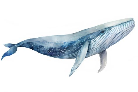 Blue Whale Drawing, Whale Printable, Whale Pictures, Whale Drawing, Ocean Whale, Whale Illustration, Whale Painting, Whale Tattoos, Watercolor Whale