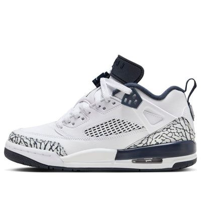 (GS) Air Jordan Spizike Low 'White Obsidian' FQ3950-104 Jordan 3s, Pretty Sneakers, Jordan Spizike, Jordan Shoes Retro, Shoes Retro, Swag Shoes, Nike Fashion, Jordan Shoes, Air Jordan