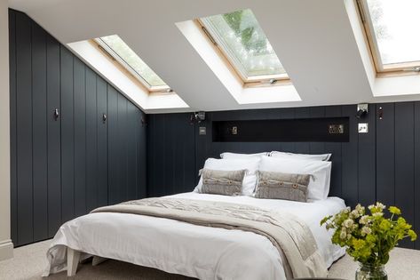 Greenwich Views, Greenwich, London - Contemporary - Bedroom - London - by RDA Architects | Houzz UK Loft Conversion, Tongue And Groove, Loft, London, Bedroom, Bed, Design