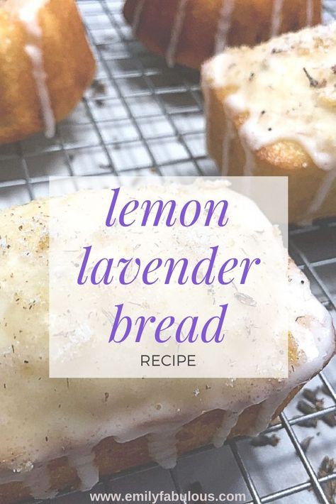 Lavender Bread Recipe, Lavender Loaf, Lavender Bread, Lavender Dessert, Easy Bread Recipe, Recipe With Lemon, Lavender Sugar, Edible Flowers Recipes, Lavender Recipes