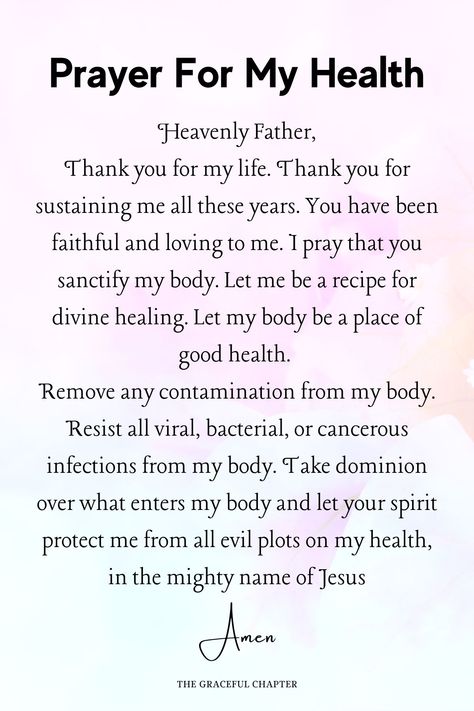 Health Prayers Strength, Prayers For Health And Healing For Myself, Spiritual Prayers For Health And Healing, Prayers For Medical Procedures, Pray For Health And Healing, God Prayers For Healing, Prayers Morning Daily, Best Prayers For Healing, Prayers For The Mind