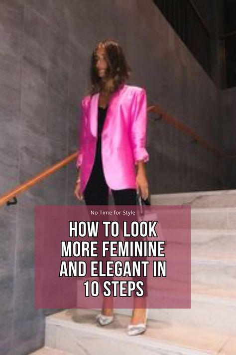 Discover 10 simple steps to enhance your feminine and elegant look effortlessly! From wardrobe choices to makeup tips, this guide will help you embrace your femininity. :lipstick::sparkles: #FeminineStyle #femininity #styletips #howtolookclassy #ElegantFashion #BeautyTi Simple Chic Makeup, Look More Feminine, Moda Over 40, Fashion 2025, More Feminine, Chic Makeup, Feminine Chic, Simple Chic, 50 Fashion