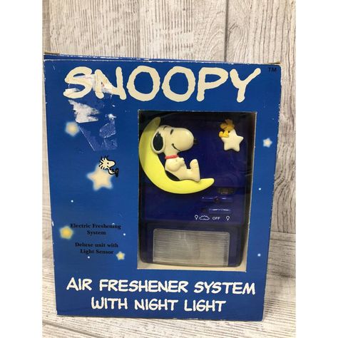 Rare Snoopy Air Freshener System With Night Light 1995 - Now Retired. Brand New In Original Box Vintage 1995 Air Freshener, Night Light, Original Box, Snoopy, Color Blue, Gift Ideas, Brand New, The Originals, Blue