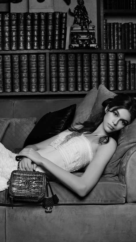 Chanel Ad Campaign, Chanel Photoshoot, Chanel Ad, Kaia Jordan Gerber, Fashion Web Design, Kaia Gerber Style, Chanel Official, Chanel Haute Couture, Chanel Official Website