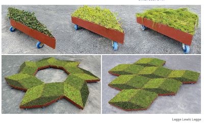 Movable Planter, Fun Planters, Tenth Anniversary, Steel Planters, Garden Festival, Summer Landscape, Roof Top, Garden City, City Living