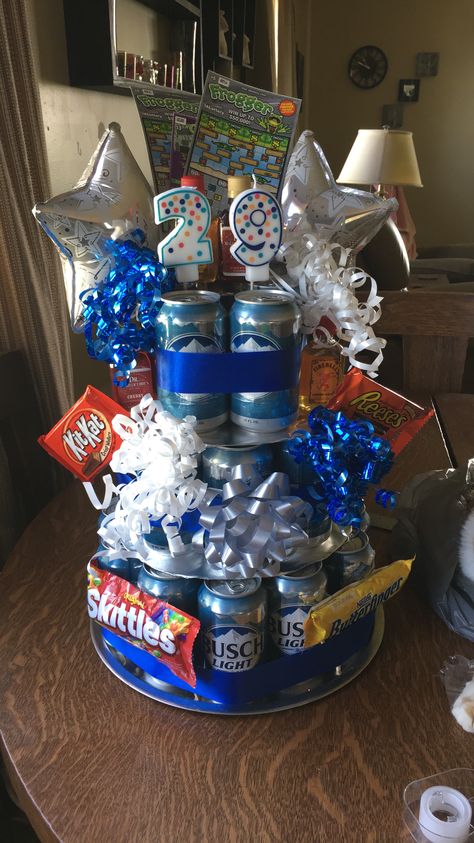 Beer cake, 29 beers for 29th birthday! 29th Birthday Ideas For Him Boyfriends, Mens 29th Birthday Ideas, 29 Birthday Ideas For Men, 29 Birthday For Him, 37 Birthday Ideas For Husband, 29 Birthday Ideas For Him, 34th Birthday Ideas For Him, 29th Birthday Cakes For Him, 29 Birthday Cakes For Him