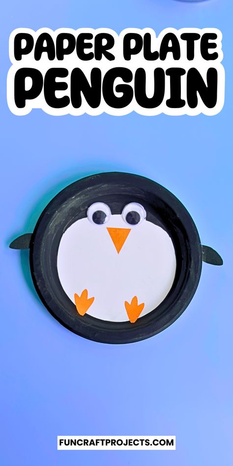 Paper plate penguin craft is a fun and easy winter project for kids! Perfect for preschoolers and toddlers, this simple penguin-themed activity combines creativity and learning. Whether for holiday crafts, winter animal crafts, or January classroom activities, this DIY holiday craft will keep kids entertained. Use recycled materials to make adorable penguins while teaching sustainability. A must-try winter craft idea for home or school, and a great addition to any winter animal craft collection! Penguin Craft For Preschool, Winter Animals Art For Toddlers, Penguins Craft Preschool, Polar Animal Crafts Preschool, Artic Animal Lessons For Preschool, January Projects For Kids, Winter Animals Preschool Crafts, Penguin Preschool Crafts, Hibernation Preschool Activities Crafts