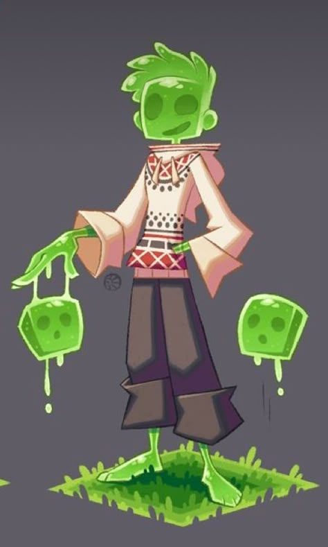 Slime Character Design Male, Giant And Tiny People Art, Minecraft Slime, Minecraft Kingdom, Big Ban, Minecraft Things, Minecraft Drawings, Minecraft Pictures, Doodle Characters