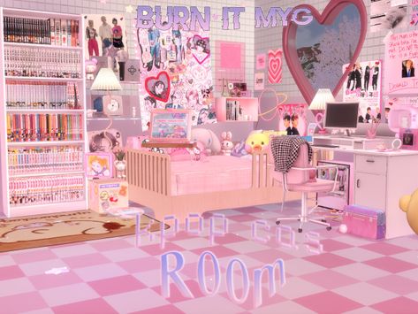 Sims 4 Cas Background Kpop, Sims 4 Gyaru Furniture, Y2k Sims 4 Cas Background, Sanrio Cas Background Sims 4, Ts4 Plushie Cc, Sims 4 Cc Gyaru Furniture, Sims 4 Otaku Cc, Sims 4 Cutecore Cc, Sims 4 Cas Background Pink