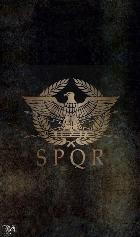 Spqr Wallpaper, Roman Empire Wallpaper, Spqr Tattoo, Ancient Rome History, Empire Wallpaper, Roman Tattoo, Empire Tattoo, Pax Romana, Arte Pin Up