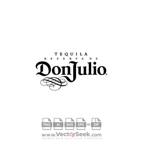 Tequila Logo, Don Julio Tequila, Vector Logo, Tequila, Logo Design, ? Logo, Quick Saves