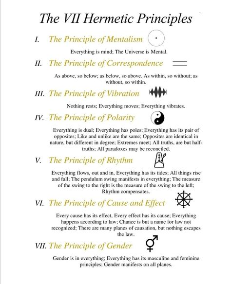 7 Hermetic Principles, Hermetic Principles, Infj Psychology, The Thing, Alchemy, Everyone Else, My Way, Psychology, Wordpress