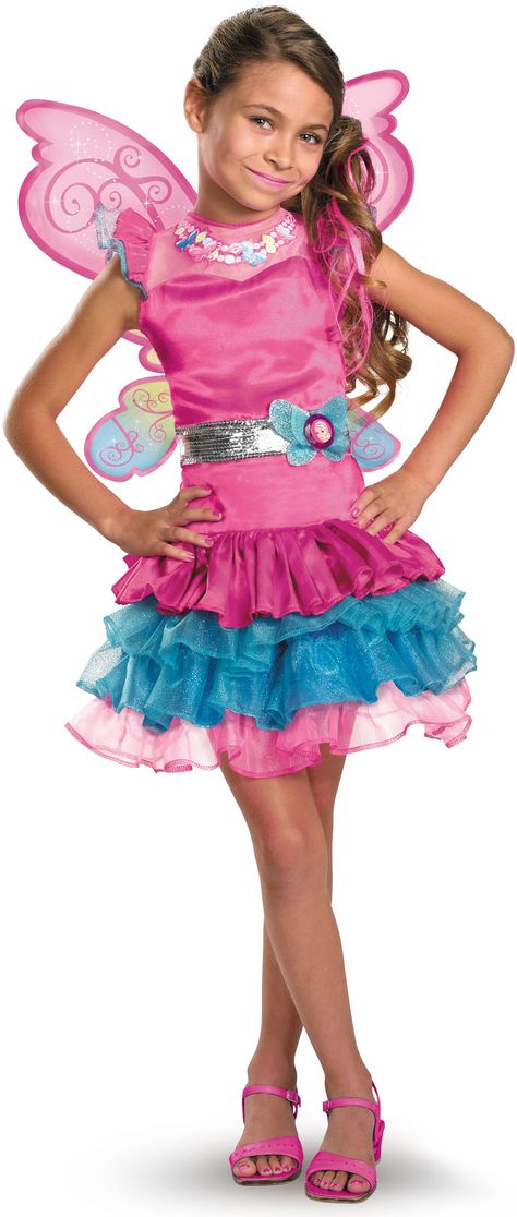 Barbie A Fairy Secret - Barbie Child Costume Description: Includes dress, petticoat and detachable wings. Does not include hair accessory or shoes.Quick Facts: Product Number Barbie Fairy Secret, Red Sequin Shoes, Barbie Costumes, Barbie Fairy, Fairy Halloween Costumes, Barbie Costume, Princess Cosplay, Frilly Dresses, Fairy Parties