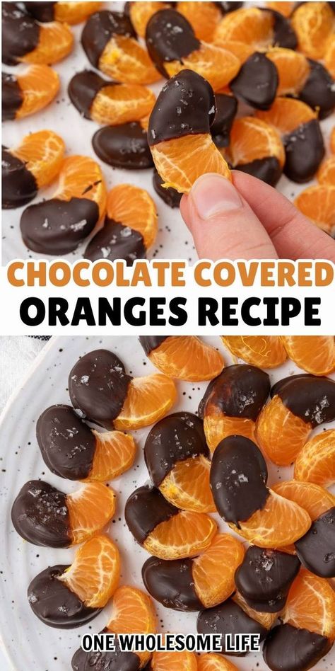 Chocolate covered oranges on a white plate. Chocolate Covered Ginger, Chocolate Dipped Mandarin Oranges, Chocolate Dipped Orange Slices, Chocolate Covered Clementines, Chocolate Dipped Candied Orange Slices, Candied Orange Slices Recipe, Candied Citrus Slices With Chocolate, How To Make Candied Orange Slices, Chocolate Covered Oranges